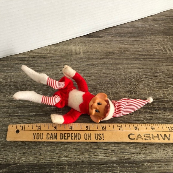 Vtg Knee Hugger Elf with Rubber Face - Picture 8 of 11